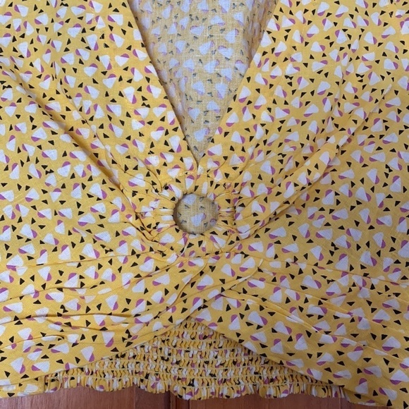 Free People Geometric Shape Crop Top - Picture 2 of 5